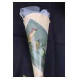 Vintage Easter Decor Lot - 6 Paper Cones, 3 Paper Pails, 1 Bucket, 2 Bunny Chairs Vintage Easter Decor Lot - 6 Paper Cones, 3 Paper Pails, 1 Bucket, 2 Bunny Chairs