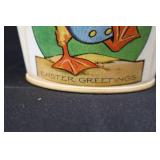 Vintage Easter Decor Lot - 6 Paper Cones, 3 Paper Pails, 1 Bucket, 2 Bunny Chairs Vintage Easter Decor Lot - 6 Paper Cones, 3 Paper Pails, 1 Bucket, 2 Bunny Chairs