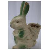 Vintage Paper Mache Bunny Planter Vintage Paper Mache Bunny Planter