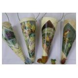 Decorative Easter Tin Buckets with Ribbon Handles - Duck & Chick Prints Gift Set Decorative Easter Tin Buckets with Ribbon Handles - Duck & Chick Prints Gift Set