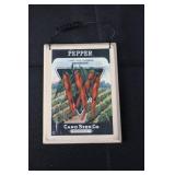 Card Seed Co. Vintage Seed Packet Wall Art - SEEDS Letter Sign & Card Set Card Seed Co. Vintage Seed Packet Wall Art - SEEDS Letter Sign & Card Set