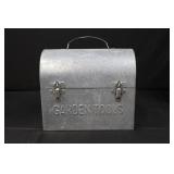 Garden Tools - Galvanized Toolbox with 2 Green-Handled Hand Trowels (Lot of 3) Garden Tools - Galvanized Toolbox with 2 Green-Handled Hand Trowels (Lot of 3)