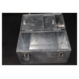 Garden Tools - Galvanized Toolbox with 2 Green-Handled Hand Trowels (Lot of 3) Garden Tools - Galvanized Toolbox with 2 Green-Handled Hand Trowels (Lot of 3)