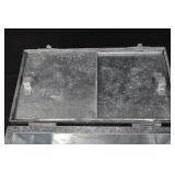 Garden Tools - Galvanized Toolbox with 2 Green-Handled Hand Trowels (Lot of 3) Garden Tools - Galvanized Toolbox with 2 Green-Handled Hand Trowels (Lot of 3)