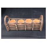 Potting Soil Box - Vintage Galvanized Steel with Watering Can & Seedling Pots Potting Soil Box - Vintage Galvanized Steel with Watering Can & Seedling Pots