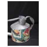 Potting Soil Box - Vintage Galvanized Steel with Watering Can & Seedling Pots Potting Soil Box - Vintage Galvanized Steel with Watering Can & Seedling Pots