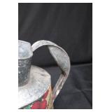 Potting Soil Box - Vintage Galvanized Steel with Watering Can & Seedling Pots Potting Soil Box - Vintage Galvanized Steel with Watering Can & Seedling Pots