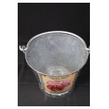 Galvanized Garden Tools Box - Seed Packet Bucket, Carrot Decor & Tiny Birdhouse Galvanized Garden Tools Box - Seed Packet Bucket, Carrot Decor & Tiny Birdhouse