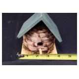 Galvanized Garden Tools Box - Seed Packet Bucket, Carrot Decor & Tiny Birdhouse Galvanized Garden Tools Box - Seed Packet Bucket, Carrot Decor & Tiny Birdhouse