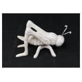 Three White Insect Sculptures (Lot of 3) - Garden Decor Three White Insect Sculptures (Lot of 3) - Garden Decor