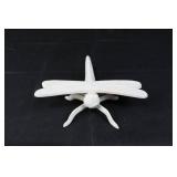 Three White Insect Sculptures (Lot of 3) - Garden Decor Three White Insect Sculptures (Lot of 3) - Garden Decor