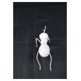 Three White Insect Sculptures (Lot of 3) - Garden Decor Three White Insect Sculptures (Lot of 3) - Garden Decor
