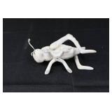 Three White Insect Sculptures (Lot of 3) - Garden Decor Three White Insect Sculptures (Lot of 3) - Garden Decor