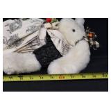 Plush Bunny Doll - Carrot Crate & Green Wooden Step Stool Plush Bunny Doll - Carrot Crate & Green Wooden Step Stool