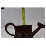 Garden Decor Set: 10 9-Inch Glass Plates, Carrot Print Frame, Brown Metal Watering Can with Tubes Garden Decor Set: 10 9-Inch Glass Plates, Carrot Print Frame, Brown Metal Watering Can with Tubes