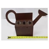 Garden Decor Set: 10 9-Inch Glass Plates, Carrot Print Frame, Brown Metal Watering Can with Tubes Garden Decor Set: 10 9-Inch Glass Plates, Carrot Print Frame, Brown Metal Watering Can with Tubes