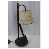 Desk Lamp with Shovel Accent - Vintage Industrial Cream Shade Desk Lamp with Shovel Accent - Vintage Industrial Cream Shade