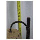 Desk Lamp with Shovel Accent - Vintage Industrial Cream Shade Desk Lamp with Shovel Accent - Vintage Industrial Cream Shade