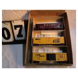 Box of 3 Athearn Train Cars