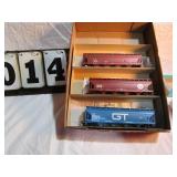 Box of 3 Athearn Rail Cars