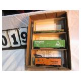 Box of 3 Athearn Rail Cars