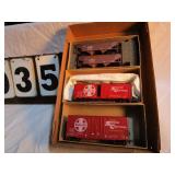 3 Boxes of Athearn Rail Cars