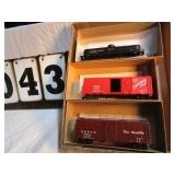Box with 3 Athearn Rail Cars