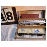Box with 3 Athearn Rail Cars