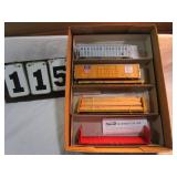 Box with 4 Roundhouse Rail Cars