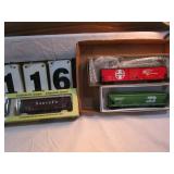 Box of 3 Train Cars