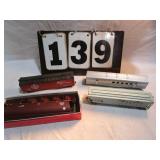 Box of 4 Assorted Rail Cars
