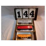 Box of 3 Assorted Rail Cars