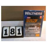 Walthers Vintage Ford Auto Dealer Bldg