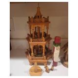 Collection of Vintage Wooden Christmas Nativity Sets and ANRI Italy Figures