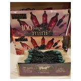 Collection of Mini String Lights and Holiday Light Sets