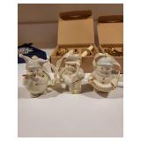 Holiday Decor Collection with Swarovski Ornament, Skultuna Angels, and Figurines