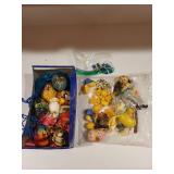 collection of painted eggs