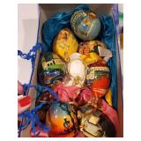 collection of painted eggs