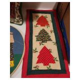 Collection of Holiday Handmade and Vintage Textile Decor