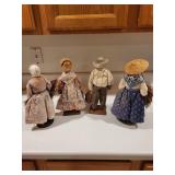 Set of 4 Santons d'Art B. Eygazier Provence Figurines