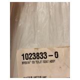 Set of 2 Kohler Brevia EZ Toilet Seat Assemblies White