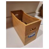 Lot of 2 Framed Horse Paintings, Silver-Colored Bear Bank, and Wood Magazine Holder