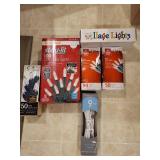 Large Lot of Holiday String Lights Assorted Brands and Sizes