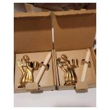 Holiday Figurine Collection with Skultuna Angel Candle Holders