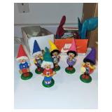 Collection of Vintage Christmas Ornaments Including Steinbach West Germany Figures