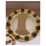 Vietri Old St. Nick Biscotti Jar Hand-Painted Ceramic with Lid