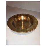 Collection of Brass Decorative Items Including Bell, Wall Hook, Bowl, and Ice Bucket