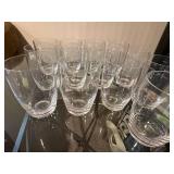 Clear Glass Tumblers - Tall Highball Glass Set (Assorted Pieces)