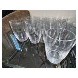 Clear Glass Tumblers - Tall Highball Glass Set (Assorted Pieces)