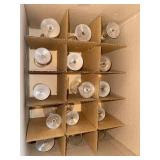 Large Collection  of Christofle Crystal Wine Glasses Stemware Set